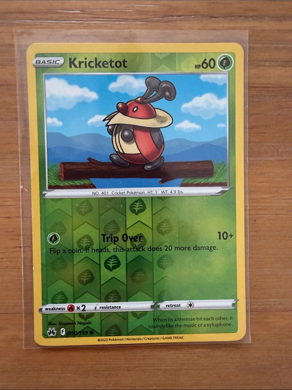 Kricketot Character Lot Pokémon Card Lot | 2 Reverse Holo Cards ✨5/$25✨